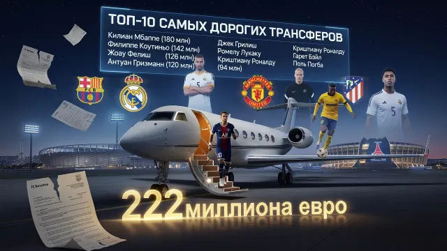 Самый дорогой трансфер в футболе: рекордные переходы и кто стоил больше всех